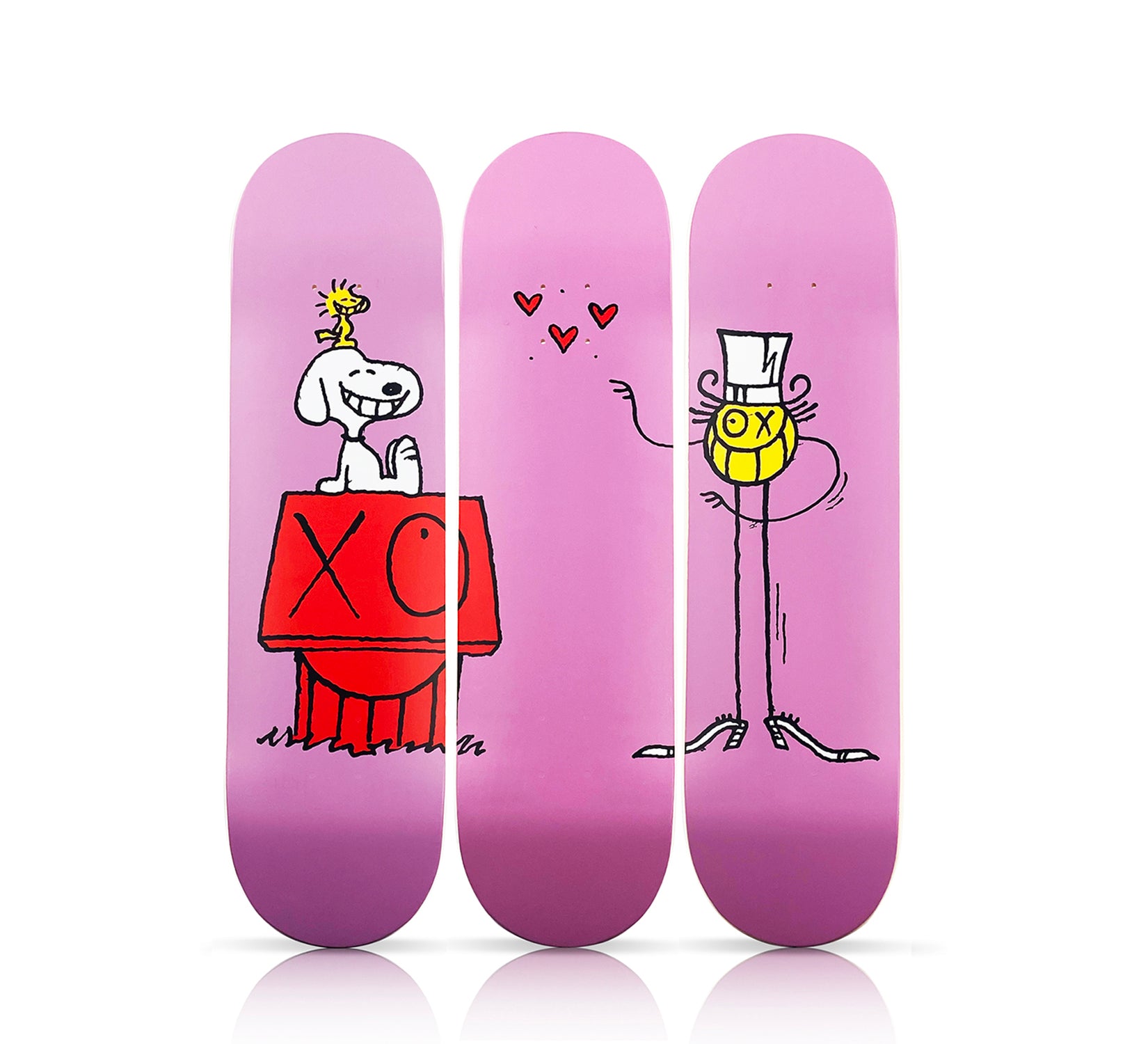 ANDRÉ SARAIVA 'Peanuts' (2020) Triptych Skateboard Deck Set – Sk8