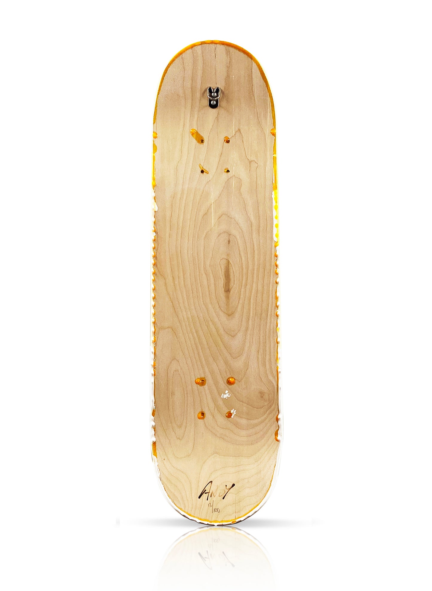 ANDY BLANK 'Neon' (2021) Hand-Poured Tinted Resin Triptych Skateboard Deck Set