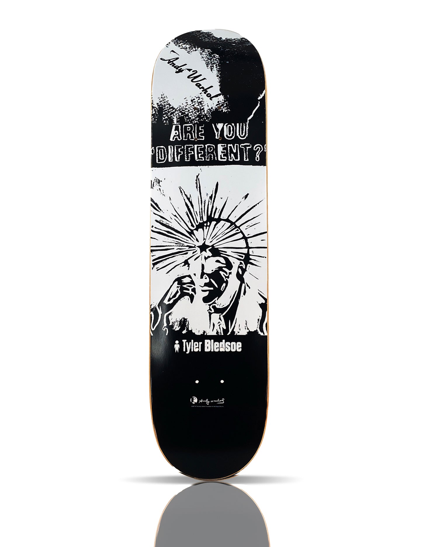 ANDY WARHOL x Alien Workshop 'B/W Ad Series: Bledsoe' (2011) Skateboard Deck