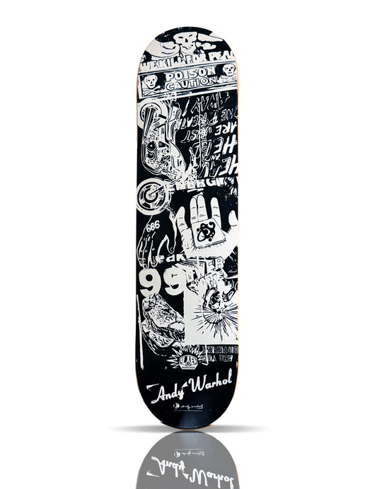 ANDY WARHOL x Alien Workshop 'B/W Ad Series: Logo Deck' (2011) Skateboard Deck