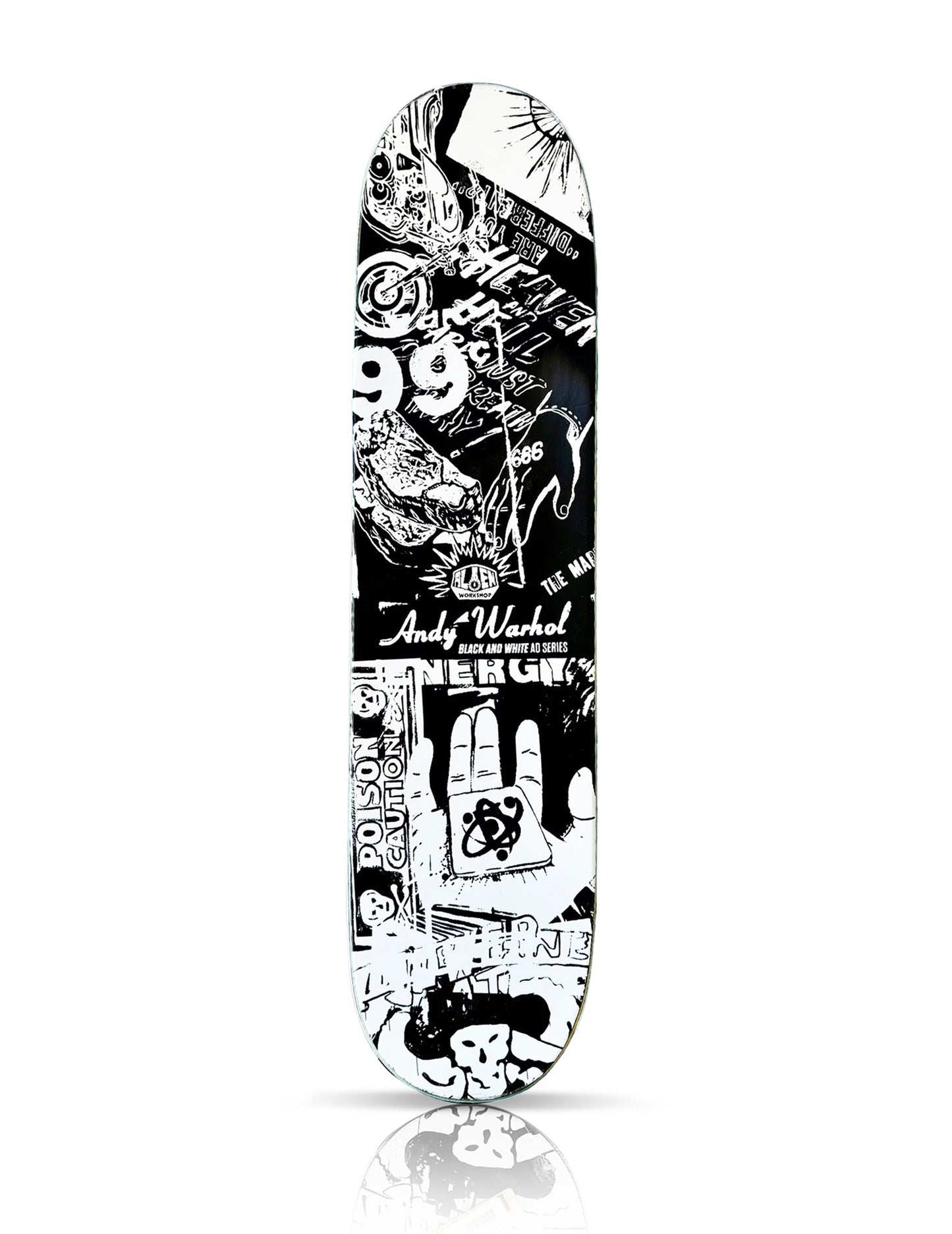 ANDY WARHOL x Alien Workshop 'Ad Series: Salazar' (2011) Skateboard Deck