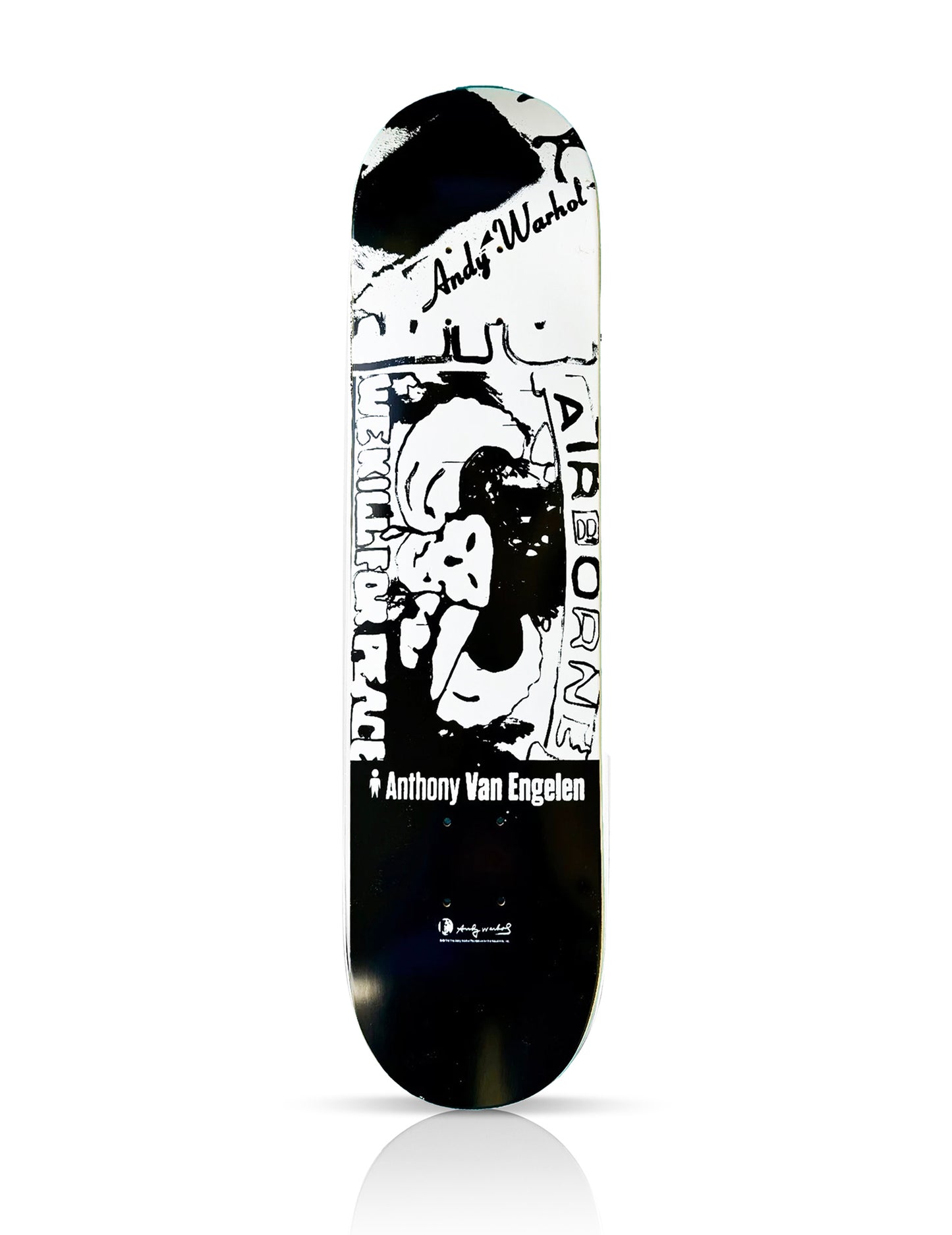 ANDY WARHOL x Alien Workshop 'B/W Ad Series: Van Engelen' (2011) Skateboard Deck