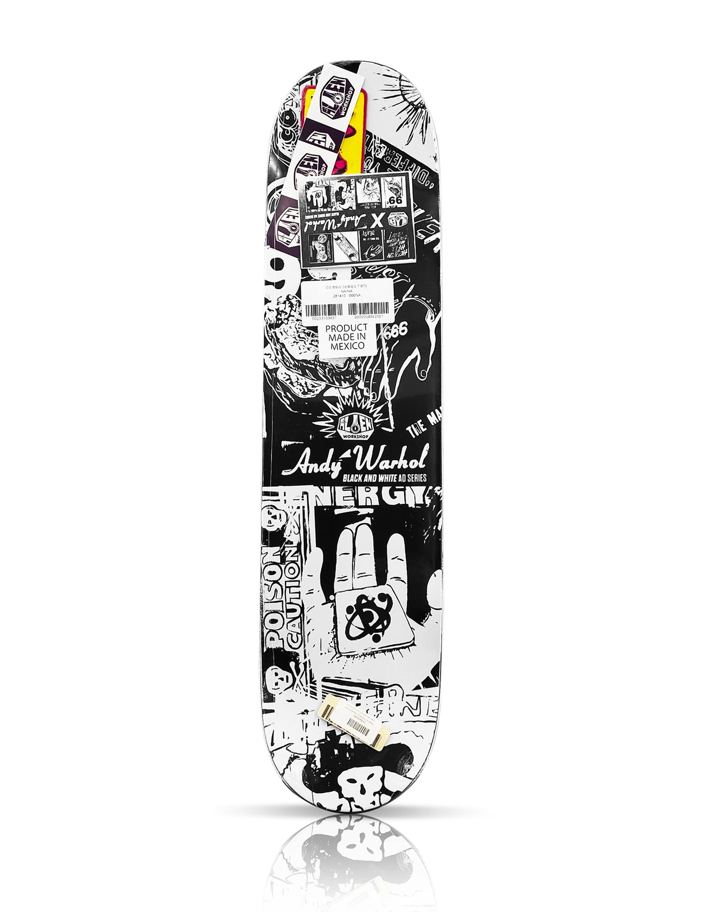 ANDY WARHOL x Alien Workshop 'B/W Ad Series: Van Engelen' (2011) Skateboard Deck