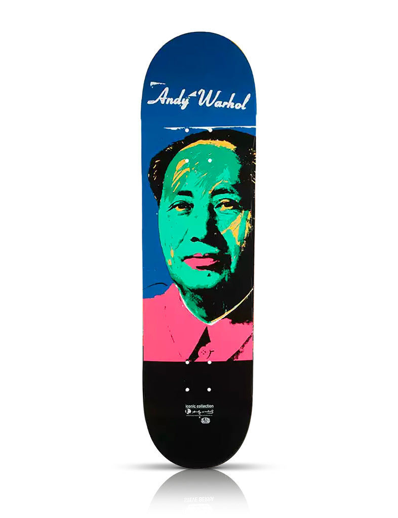 ANDY WARHOL x Alien Workshop 'Mao' (2012) Rare Skateboard Deck (blue)
