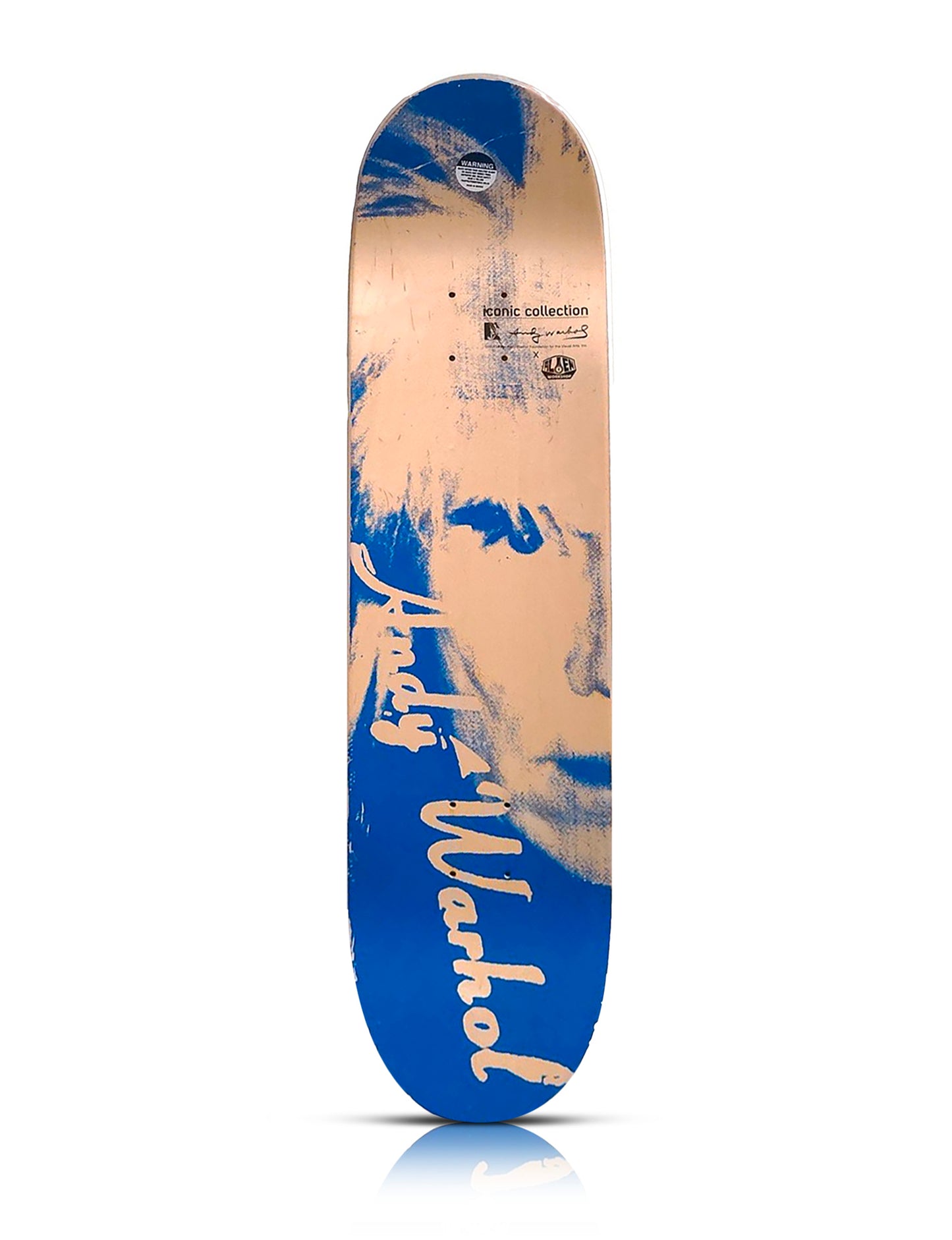 ANDY WARHOL x Alien Workshop 'Mao' (2012) Rare Skateboard Deck (blue)