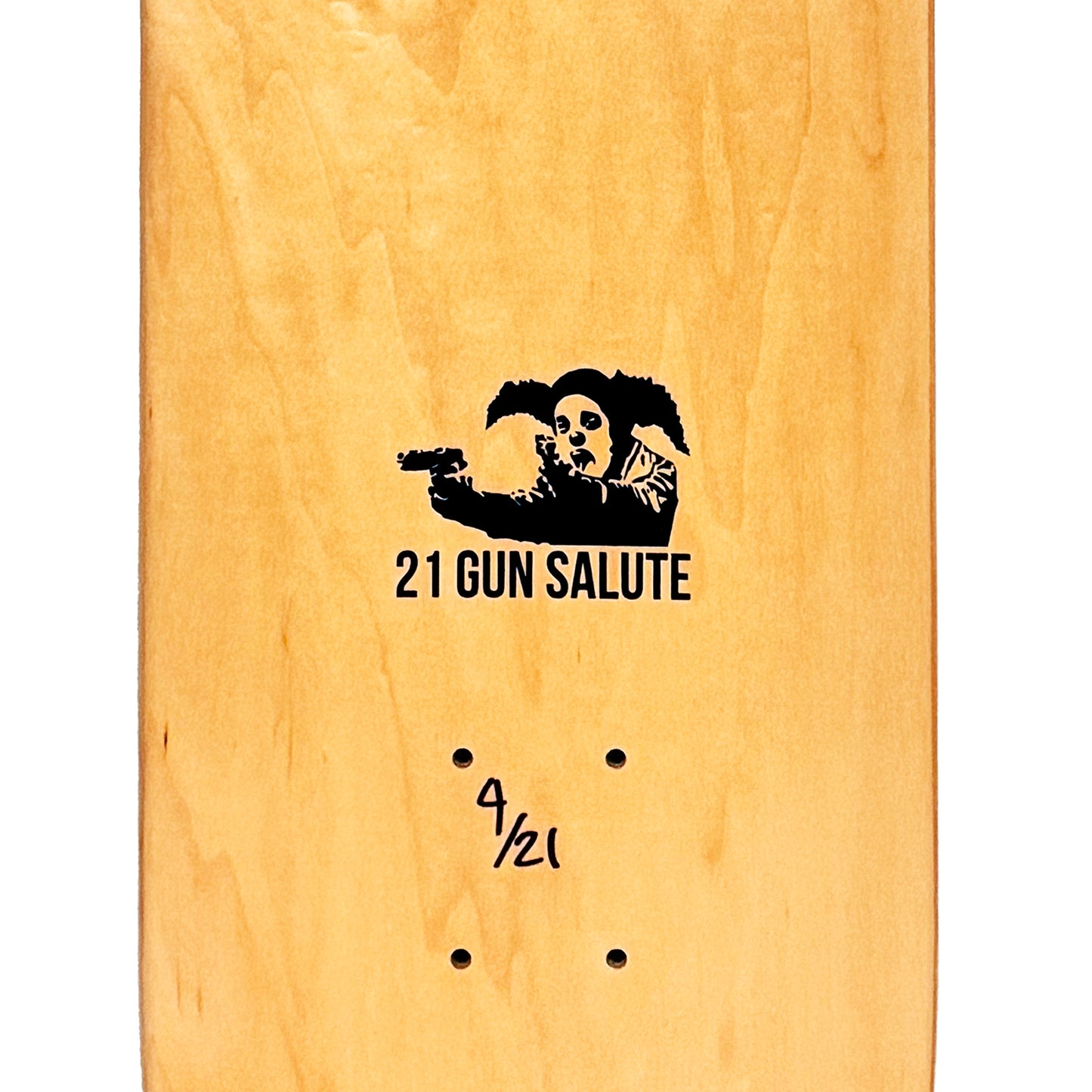 BANKSY x Clown Skateboards '21 Gun Salute: Notorious' (2021) Skateboard Deck