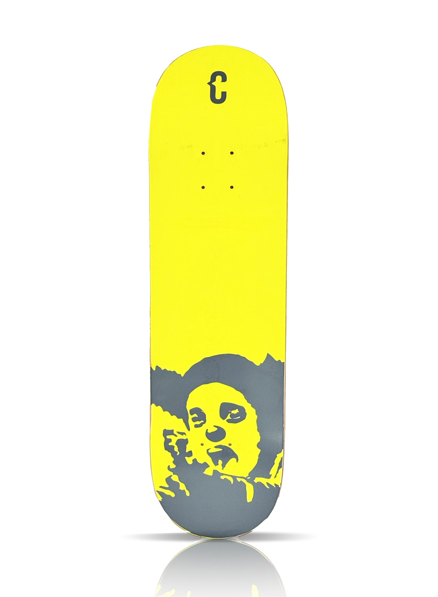 BANKSY x Clown Skateboards 'Manifesto Flashlite' (2021) Skateboard Deck (yellow)*