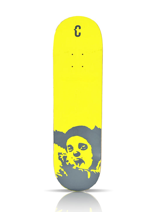 BANKSY x Clown Skateboards 'Manifesto Flashlite' (2021) Skateboard Deck (yellow)*