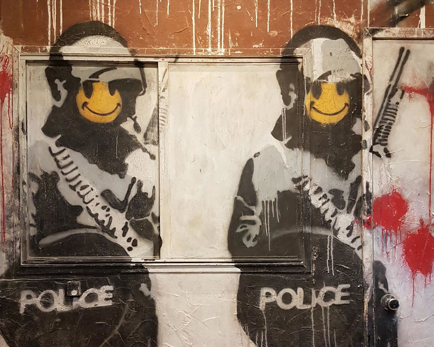 BANKSY x Brandalism 'Riot Cop' (2021) Natural Skateboard Deck