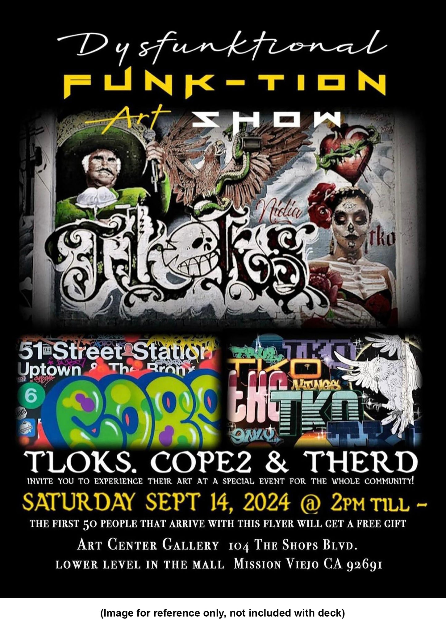 COPE2 x TLOKS x THERD 'Multi-Tags' (2024) Skateboard Deck