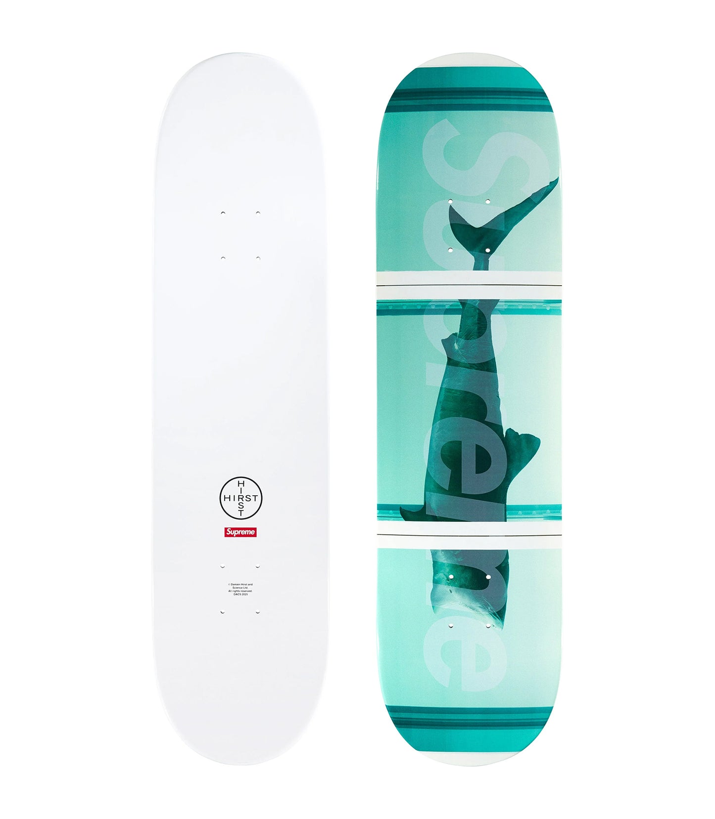 DAMIEN HIRST x SUPREME 'Shark' (2025) Skateboard Deck
