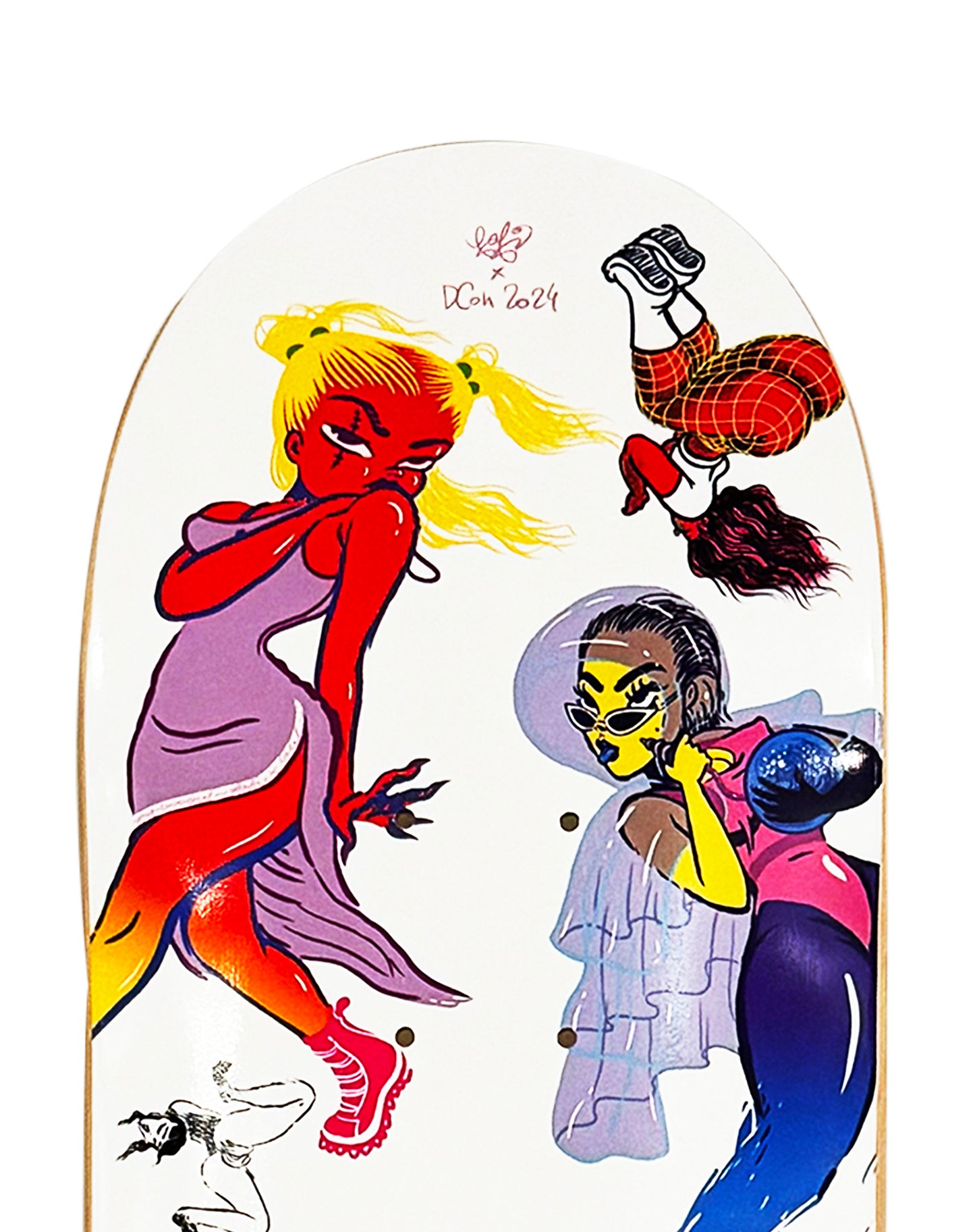 FAFI x 3D Retro 'Compilation' (2024) DCON 2024 Skateboard Deck