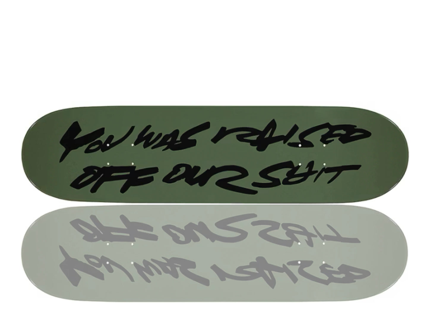 FUTURA x SUPREME 'Our Shit' (2025) Skateboard Deck (olive)