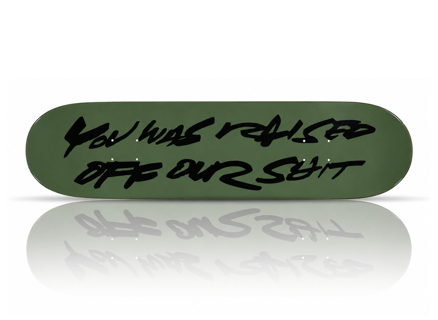 FUTURA x SUPREME 'Our Shit' (2025) Skateboard Deck (olive)