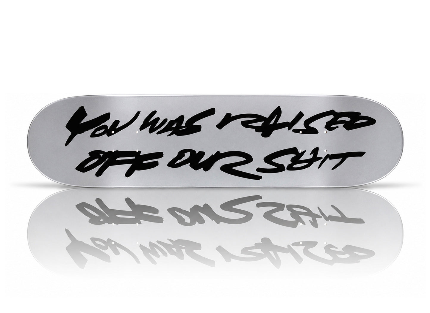 FUTURA x SUPREME 'Our Shit' (2025) Skateboard Deck (silver)