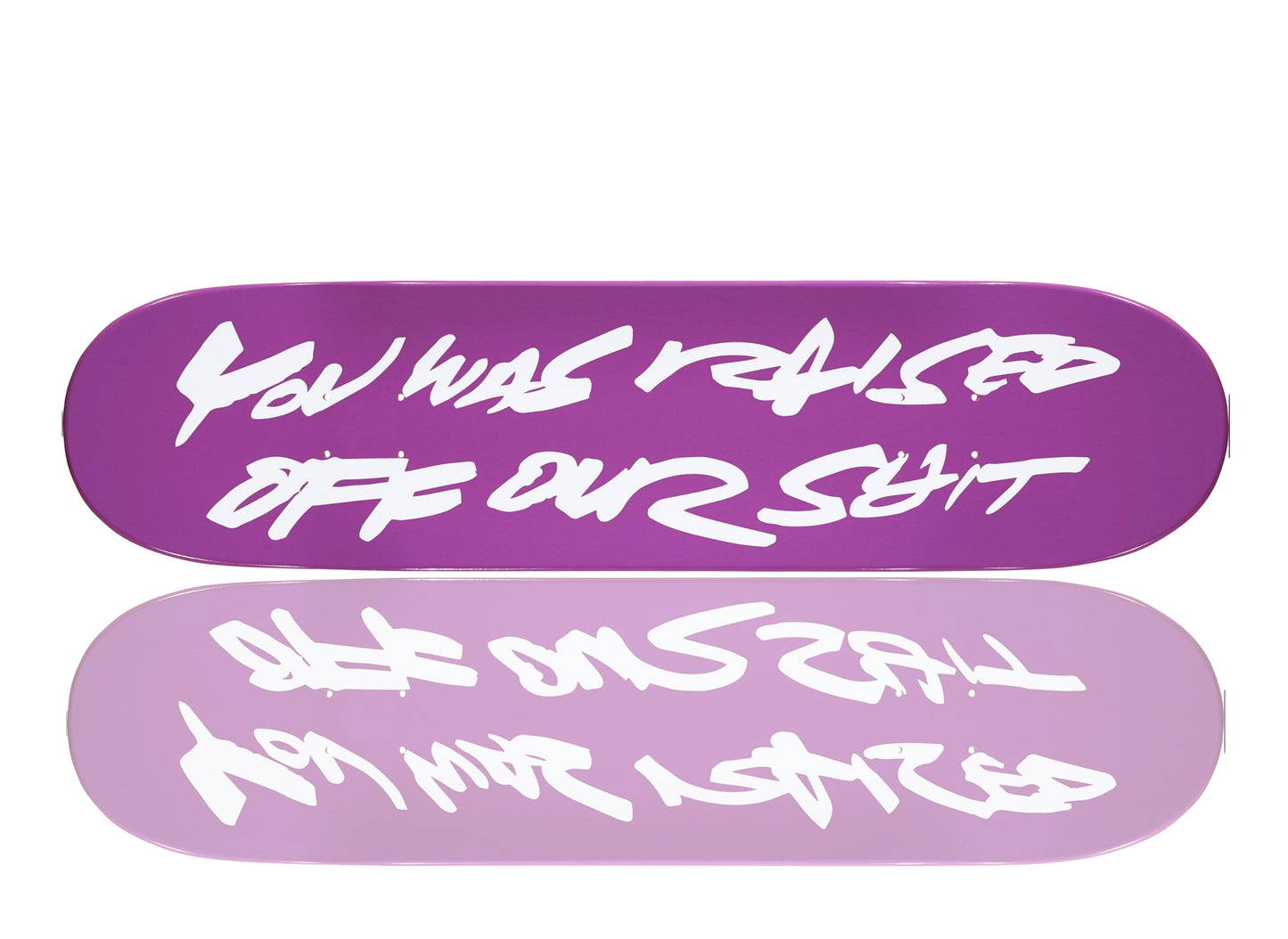 FUTURA x SUPREME 'Our Shit' (2025) Skateboard Deck (violet)