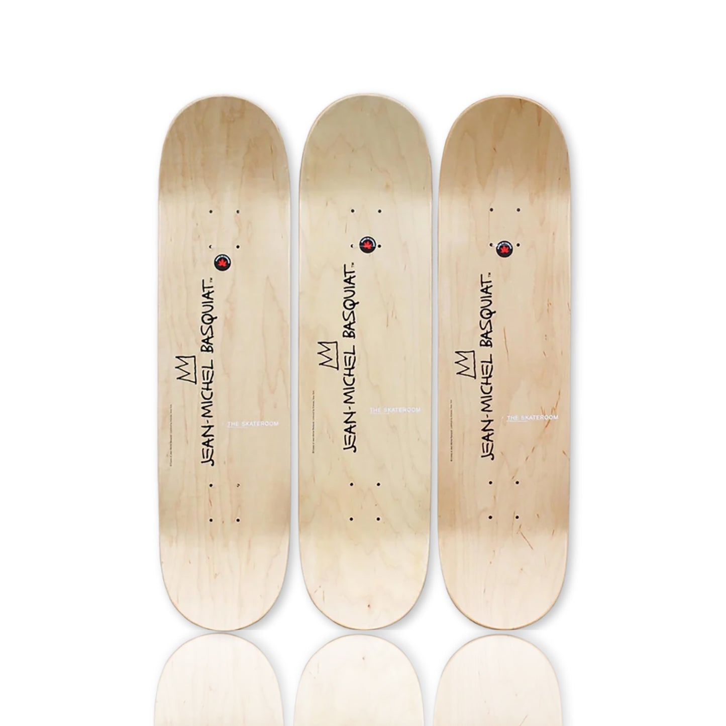 JEAN-MICHEL BASQUIAT 'Angel' (2022) Triptych Skateboard Deck Set