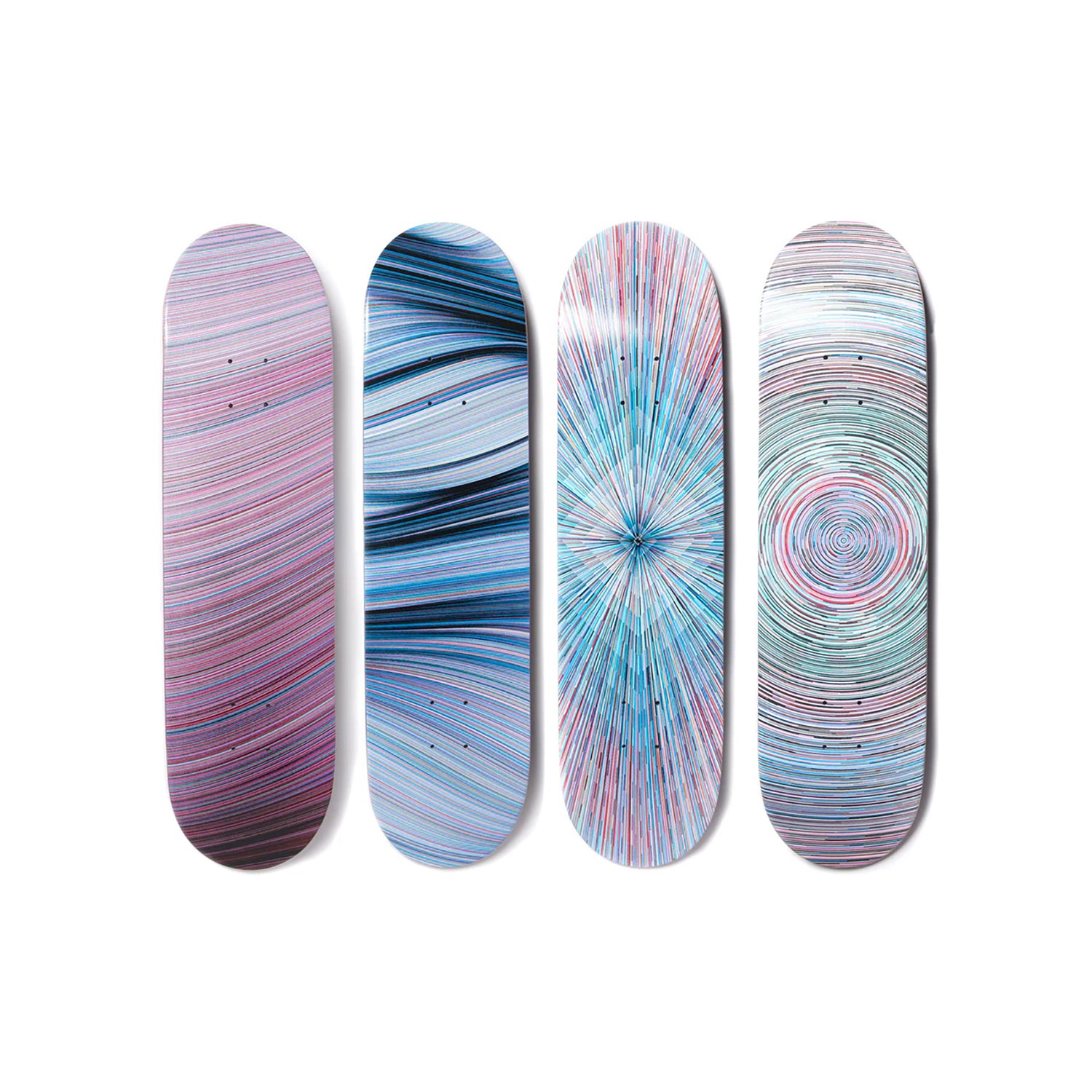 KAI + SUNNY 'Element x Colette' (2016) Rare Quadriptych Skateboard Dec