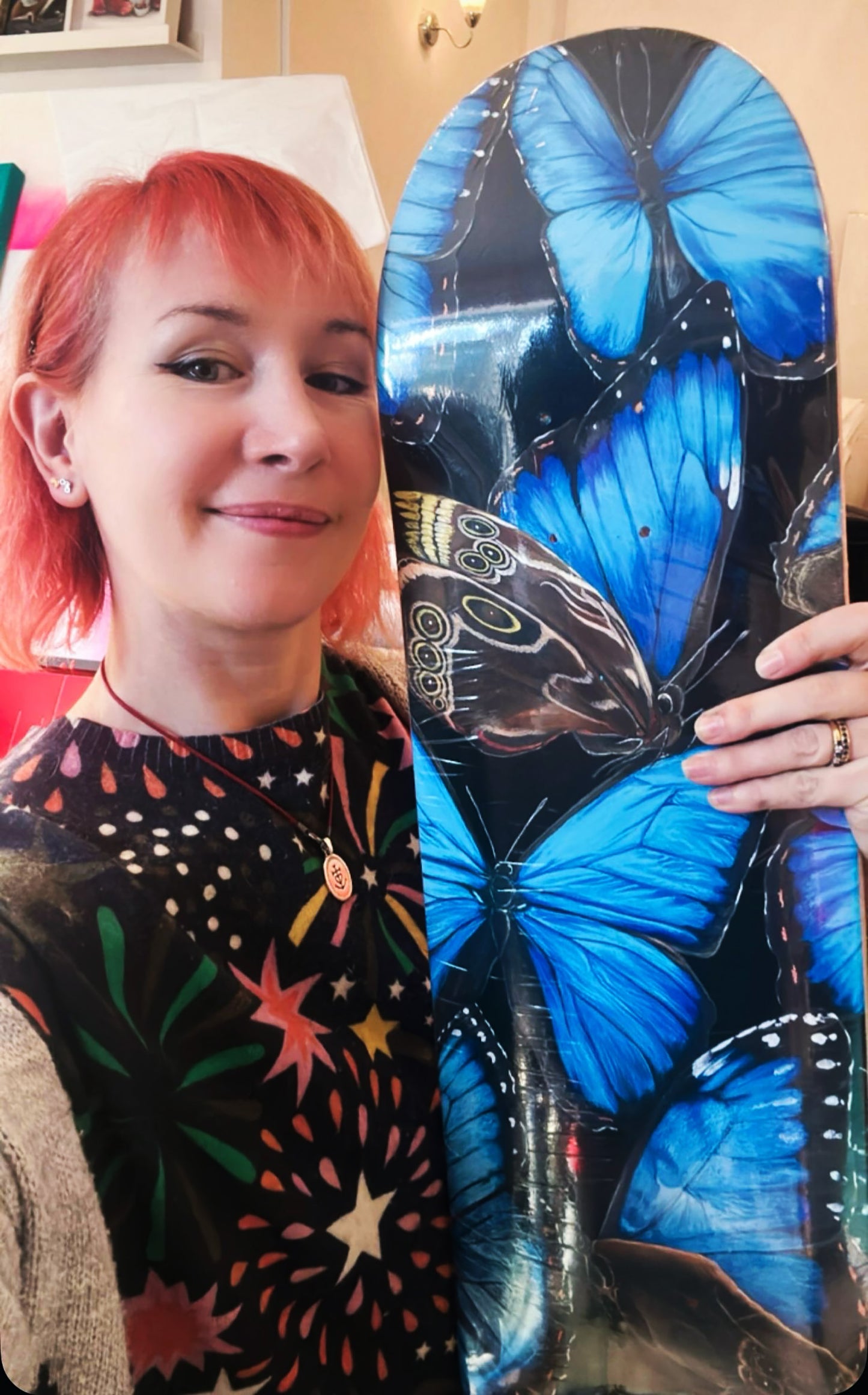 LOUISE McNAUGHT x SK8 of the ART 'Abundance' (2023) Skateboard Deck