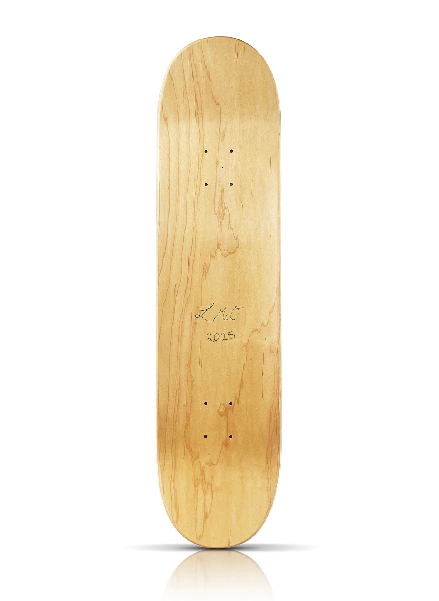 LOUISE McNAUGHT 'White Tailed Sabrewing Hummingbird' (2025) Original on Skateboard Deck