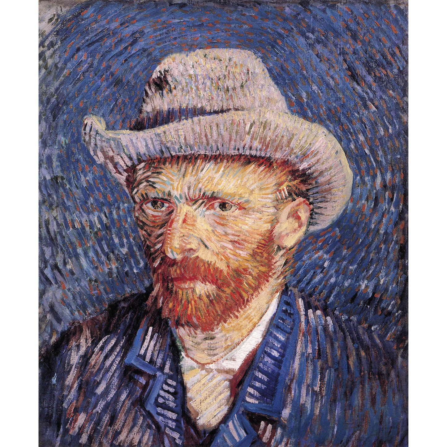 VINCENT VAN GOGH 'Self Portrait' (2022) Triptych Skateboard Deck Set