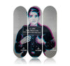 AXEL TREMOR 'Mr. Presley 3D' (2021) Stainless Steel Skateboard Deck Triptych