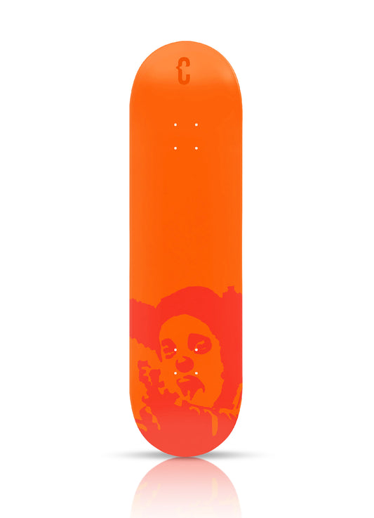 BANKSY x Clown Skateboards 'Manifesto Dub' (2021) Skateboard Deck (orange)