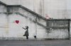 BANKSY (after) 'Girl with Balloon' (2020) Skateboard Deck