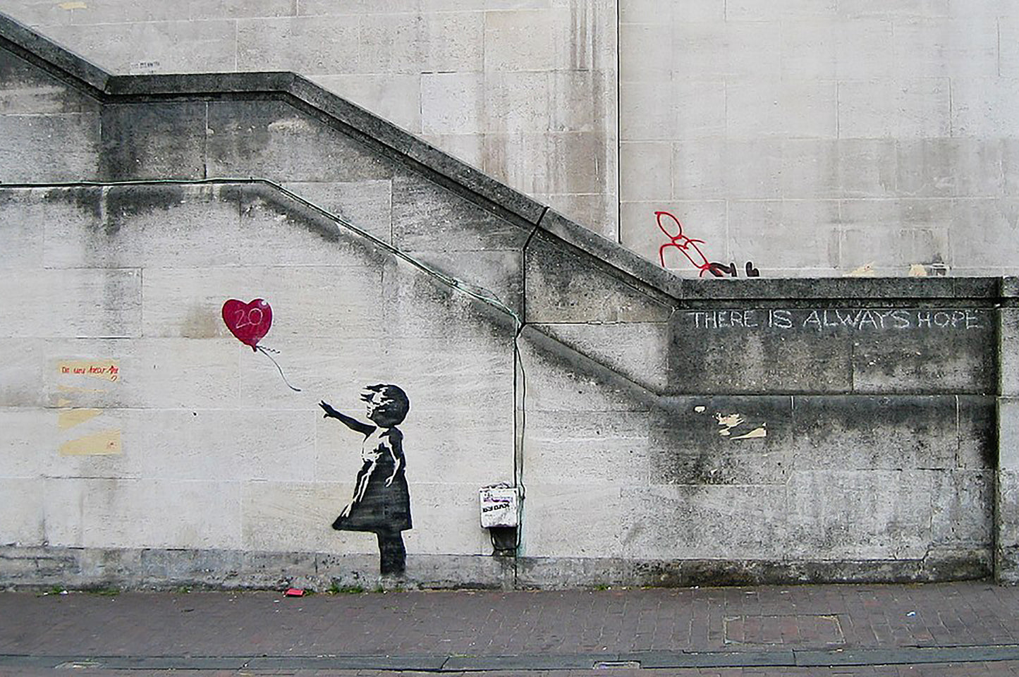 BANKSY (after) 'Girl with Balloon' (2020) Skateboard Deck