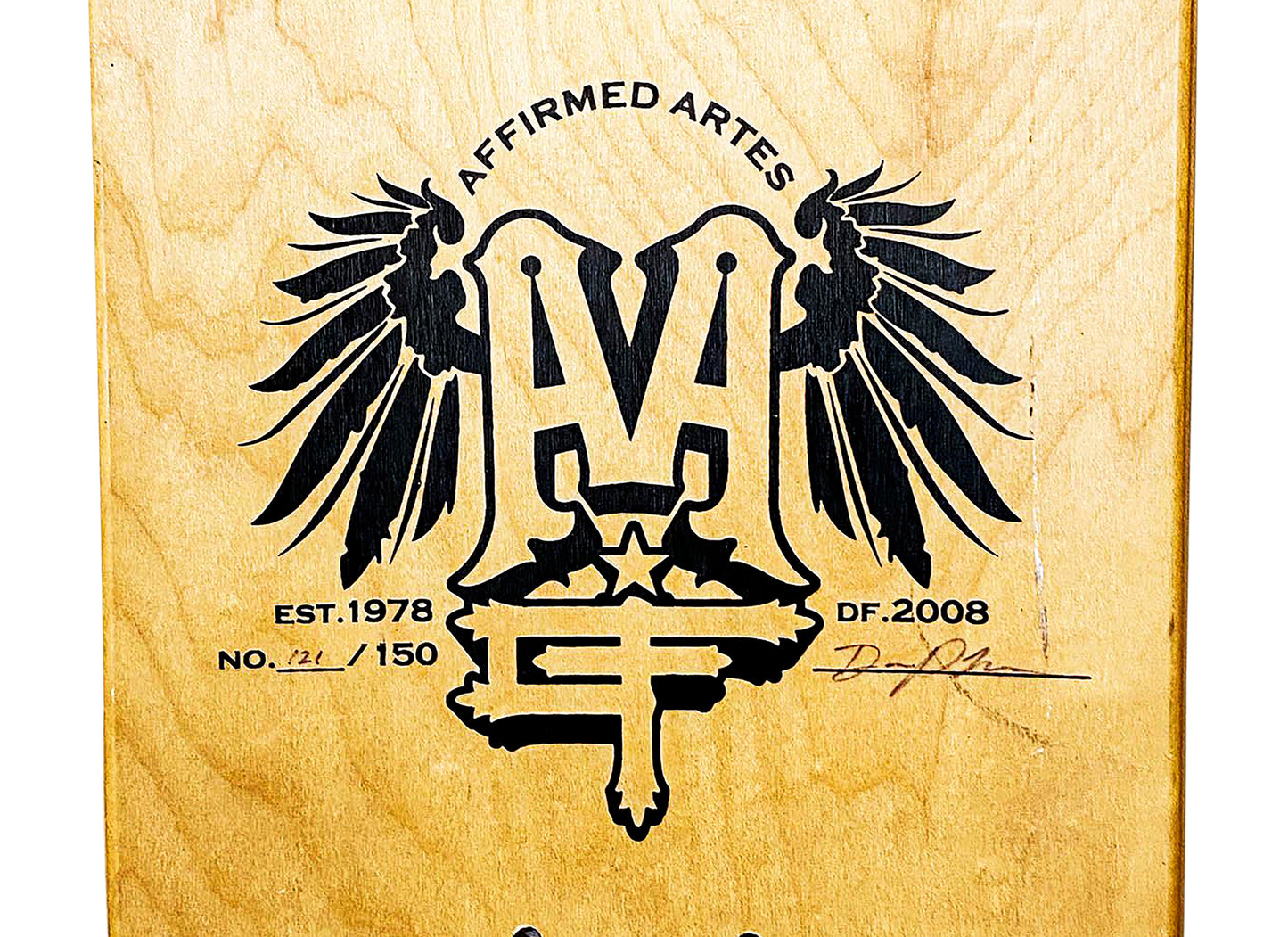 DAVID FLORES x Affirmed Artes 'Hirst' (2008) Skateboard Deck