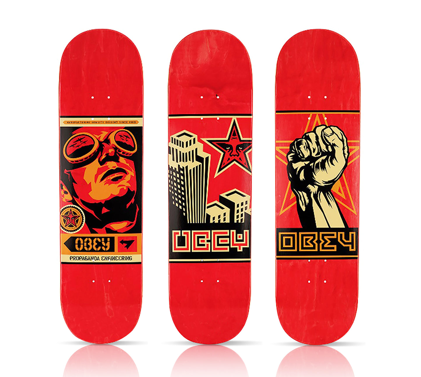 SHEPARD FAIREY 'Obey 30th Anniversary: Factory' (2019) Skateboard Deck