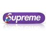 SUPREME 'The Smurfs' (2020) Skateboard Deck (purple)