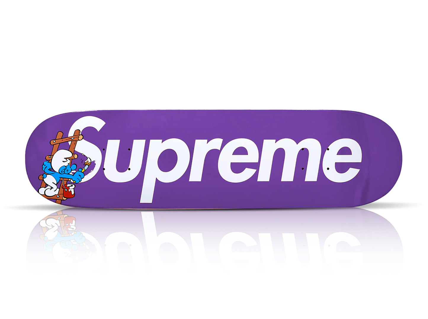 SUPREME 'The Smurfs' (2020) Skateboard Deck (purple)