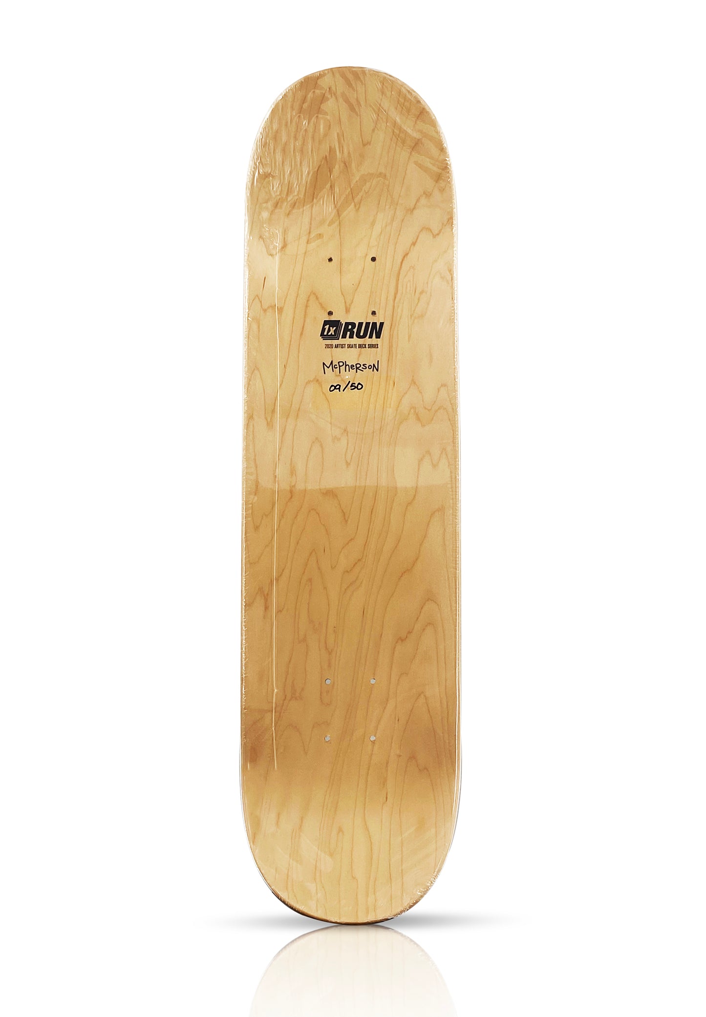 TARA McPHERSON x 1xRUN 'Secrets of the Polar Aurora' (2020) Skateboard Deck (#9)