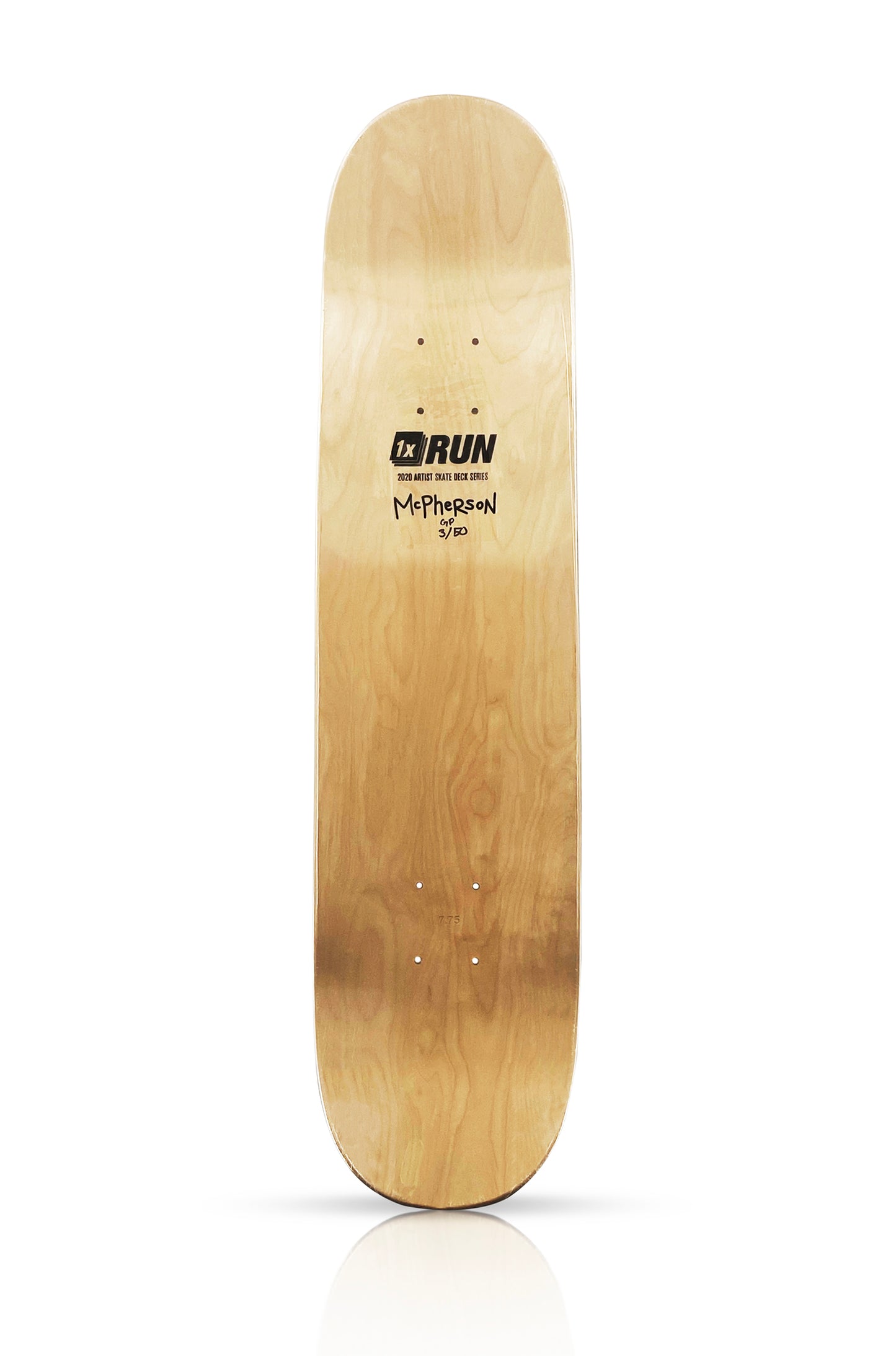 TARA McPHERSON x 1xRUN 'Secrets of the Polar Aurora' (2020) Skateboard Deck (#GP)