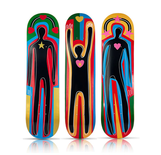 ADAM NEATE x Clown 'Family Set' (2021) Triptych Skate Deck Set