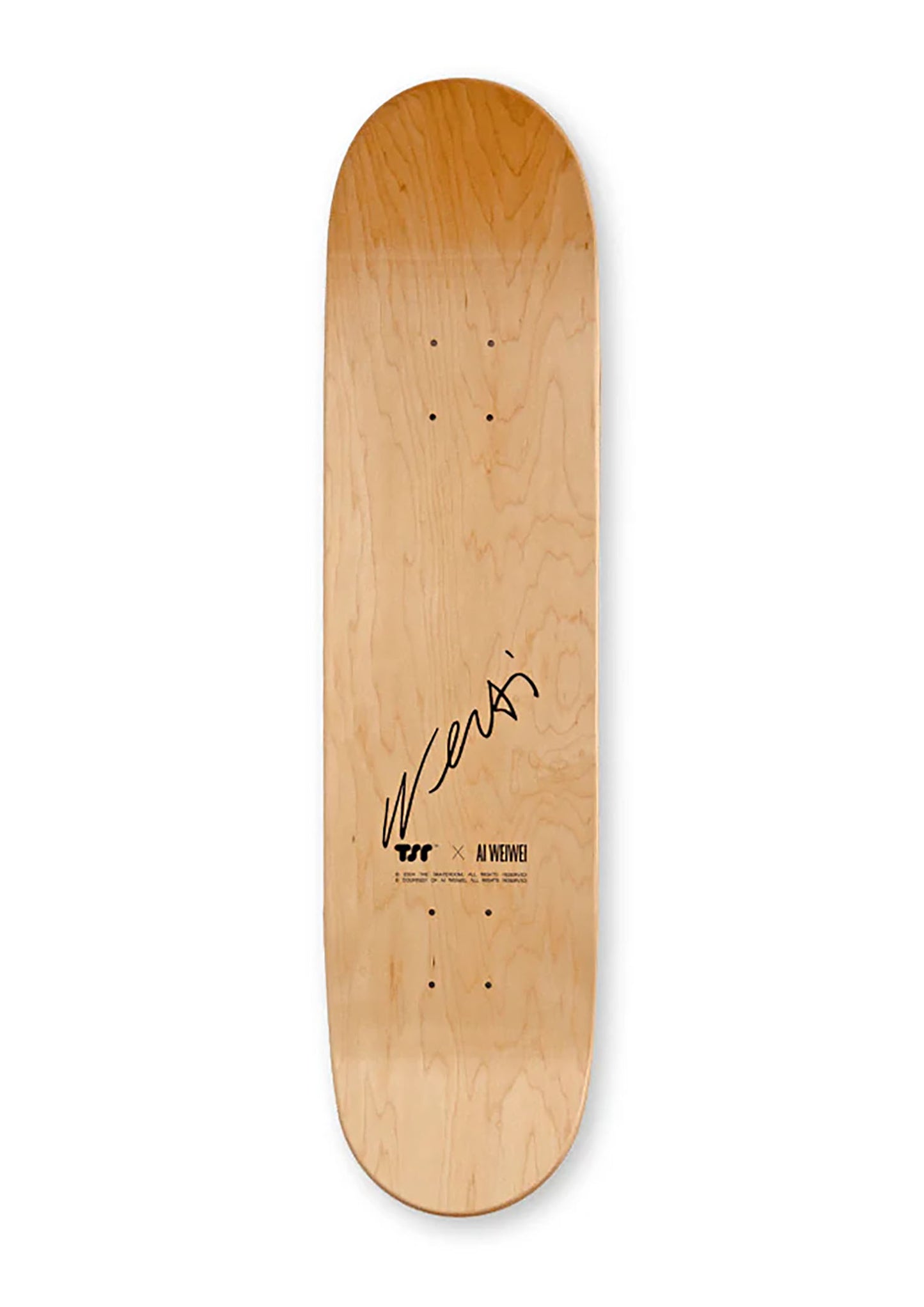 AI WEIWEI 'Study of Perspective - Tianenmen Square' (2024) Skateboard Deck