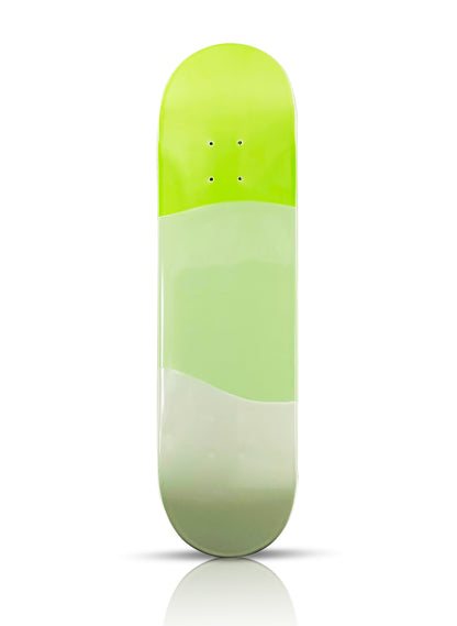 ANDY BLANK 'Neon Lime' (2021) Hand-Poured Tinted Resin Skateboard Deck