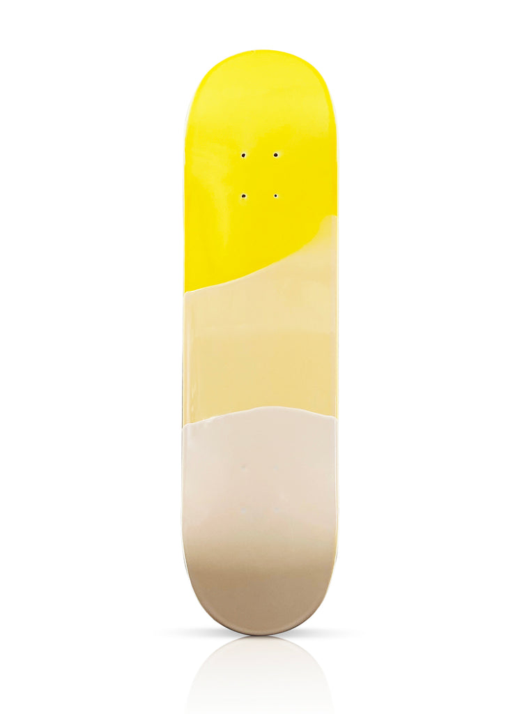 ANDY BLANK 'Neon Mango' (2021) Hand-Poured Tinted Resin Skateboard Deck