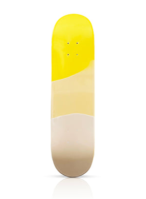 ANDY BLANK 'Neon Mango' (2021) Hand-Poured Tinted Resin Skateboard Deck