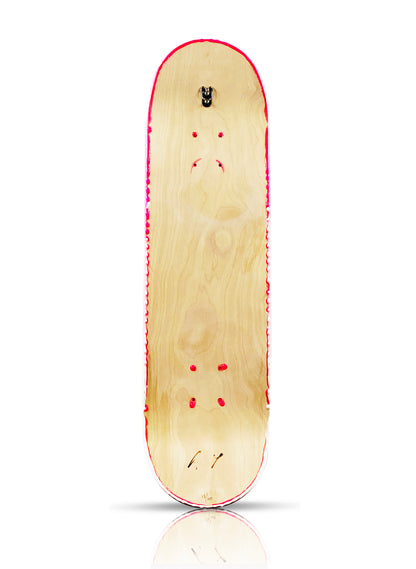 ANDY BLANK 'Neon Pitaya' (2021) Hand-Poured Tinted Resin Skateboard Deck