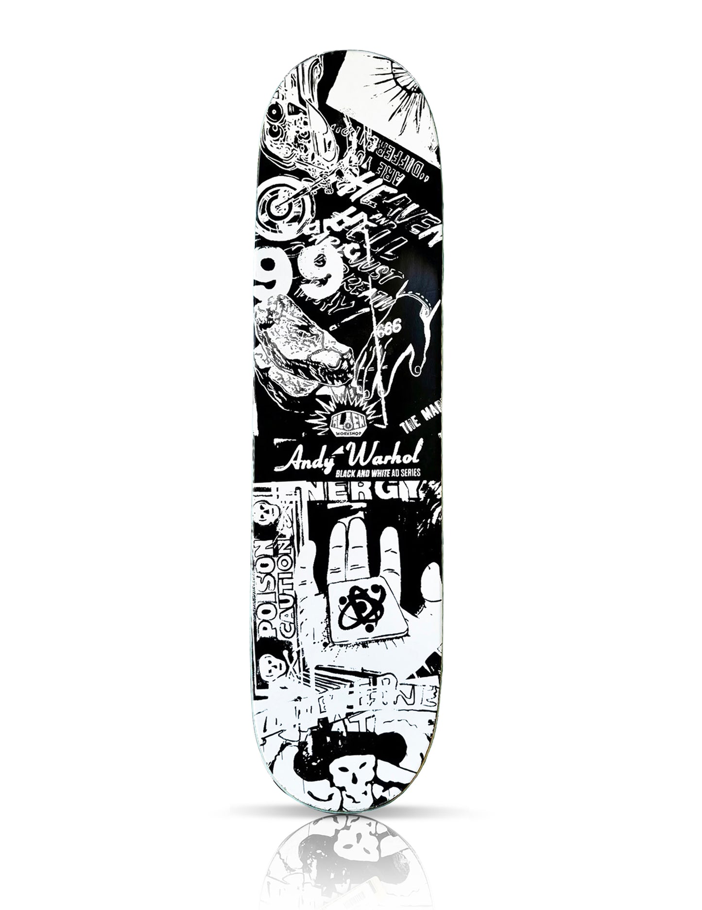 ANDY WARHOL x Alien Workshop 'B/W Ad Series: Bledsoe' (2011) Skateboard Deck