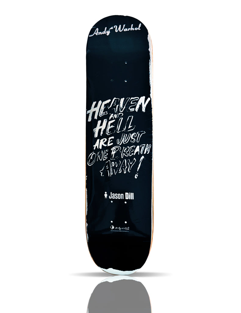 ANDY WARHOL x Alien Workshop 'B/W Ad Series: Dill' (2011) Skateboard Deck