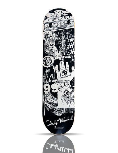 ANDY WARHOL x Alien Workshop 'B/W Ad Series: Logo Deck' (2011) Skateboard Deck