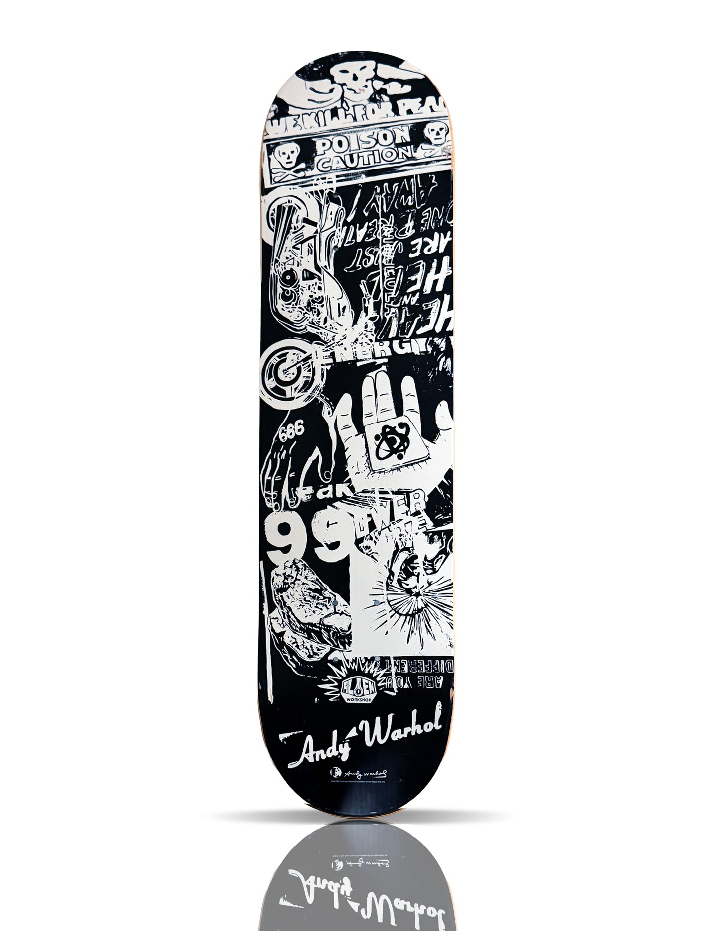 ANDY WARHOL x Alien Workshop 'B/W Ad Series' (2011) 8 -Skateboard Deck Set
