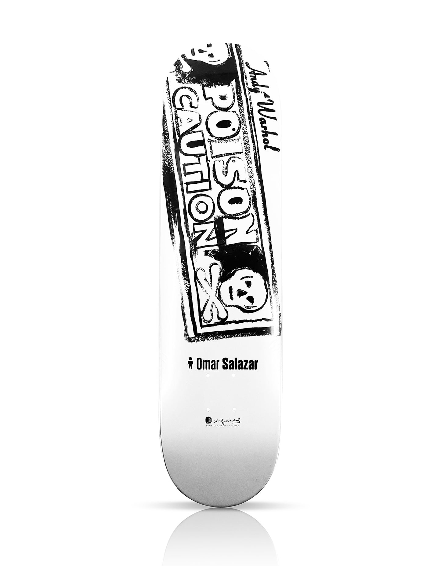 ANDY WARHOL 'Black + White Ad Series' (2018) Skateboard Deck