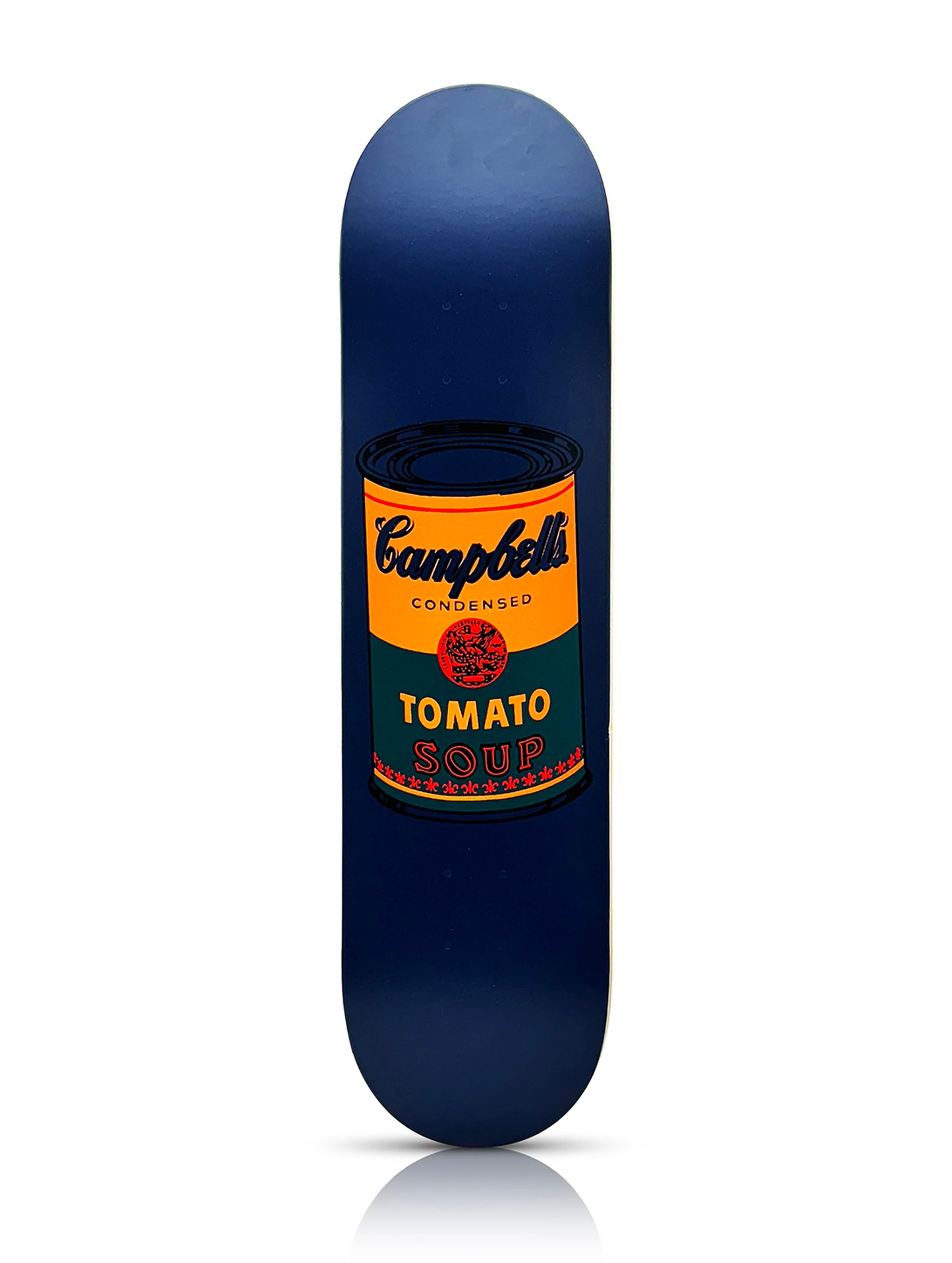 ANDY WARHOL 'Campbell's Tomato Soup' (2016) Skateboard Deck (navy)