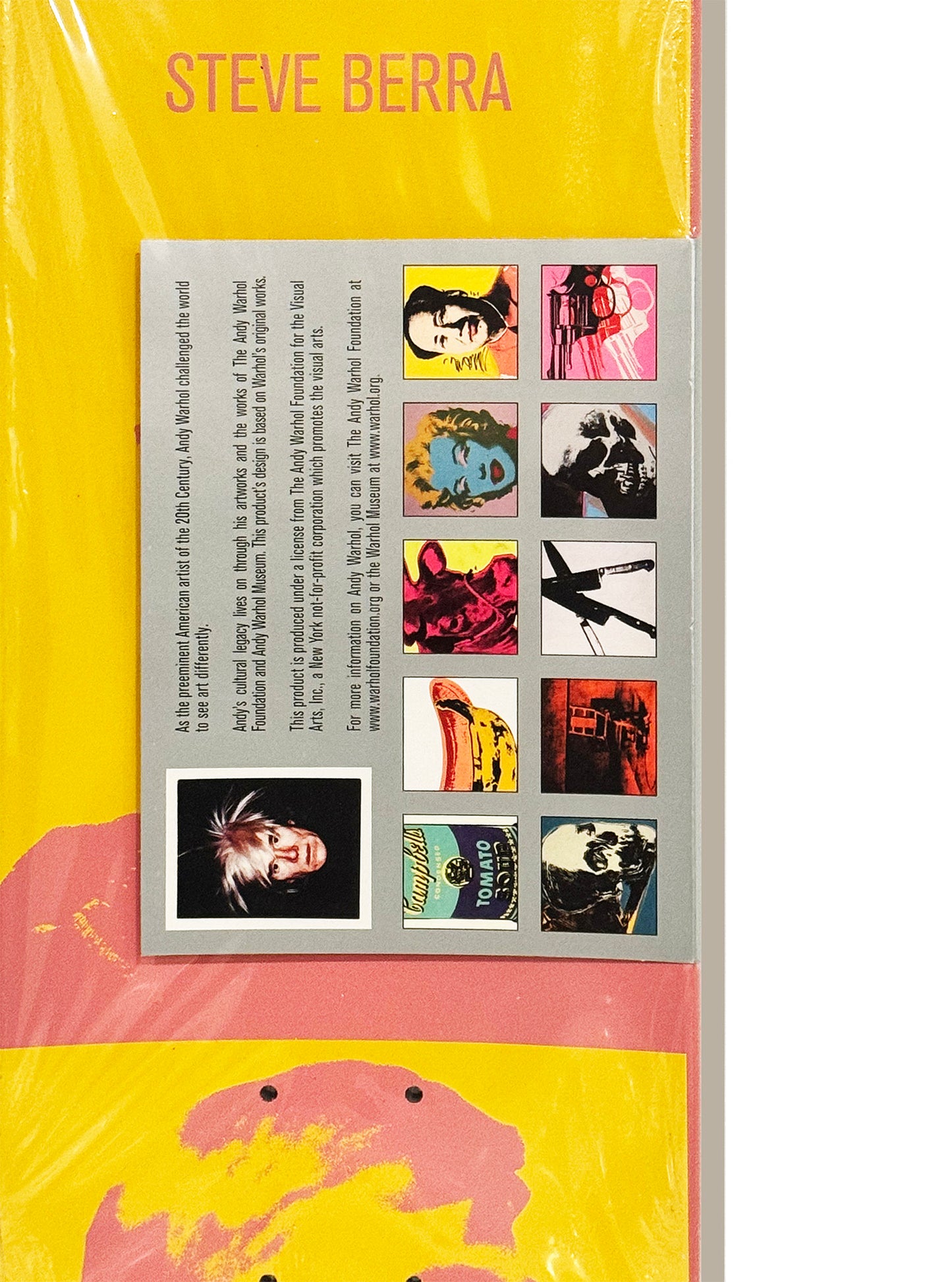 ANDY WARHOL x Alien Workshop 'Mao' (2011) Skateboard Deck (yellow)