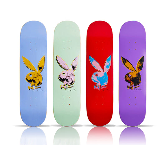 ANDY WARHOL x ColorBars 'Playboy' (2021) Quadriptych Skateboard Deck Set