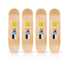 ANDY WARHOL x ColorBars 'Playboy' (2021) Quadriptych Skateboard Deck Set